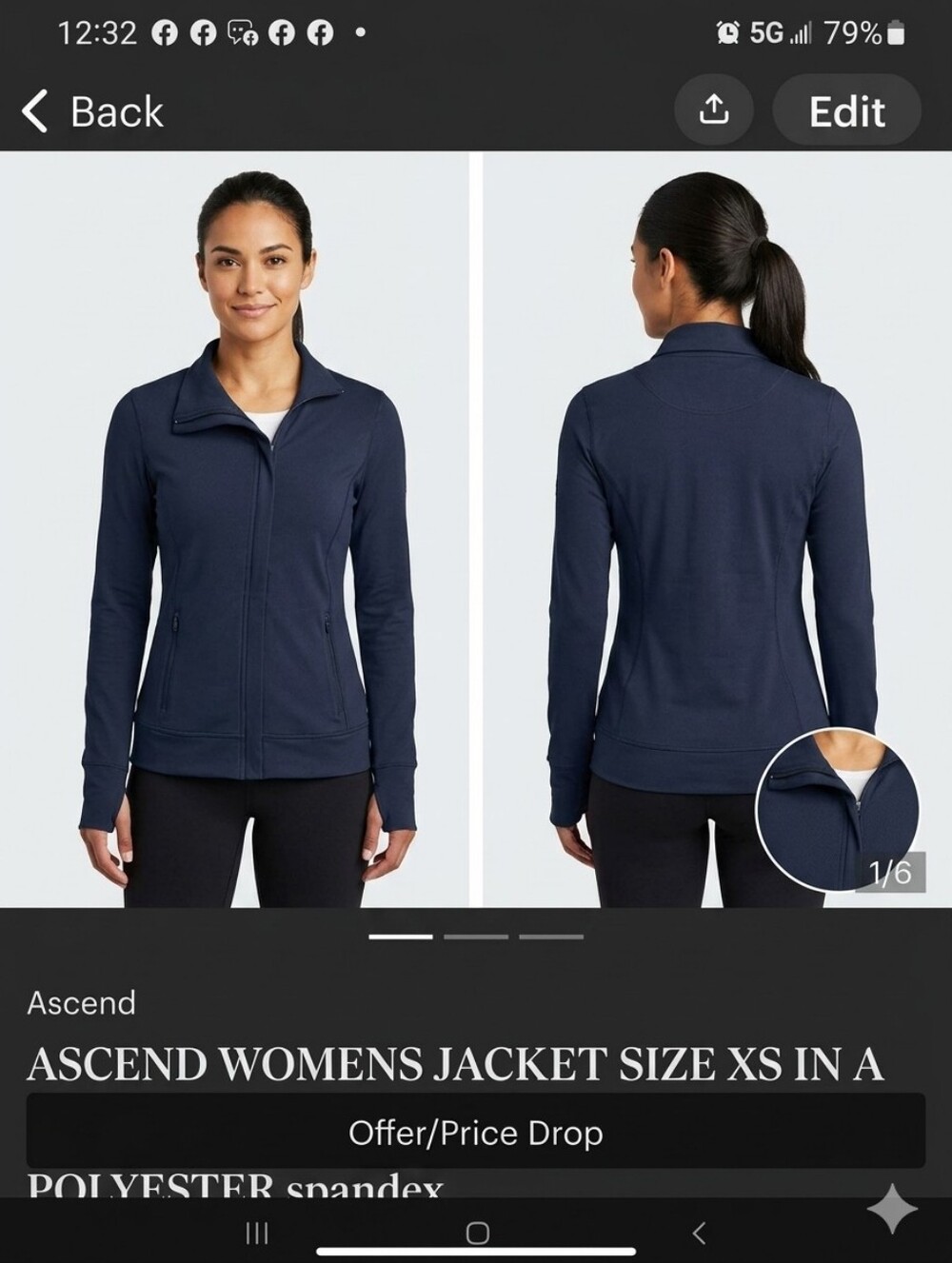 ASCEND JACKET SIZE XS